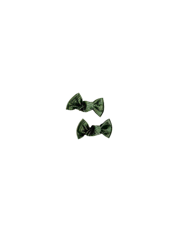 olive-ribbed-knot-bow Boosh Baby - Sophia's Style-1